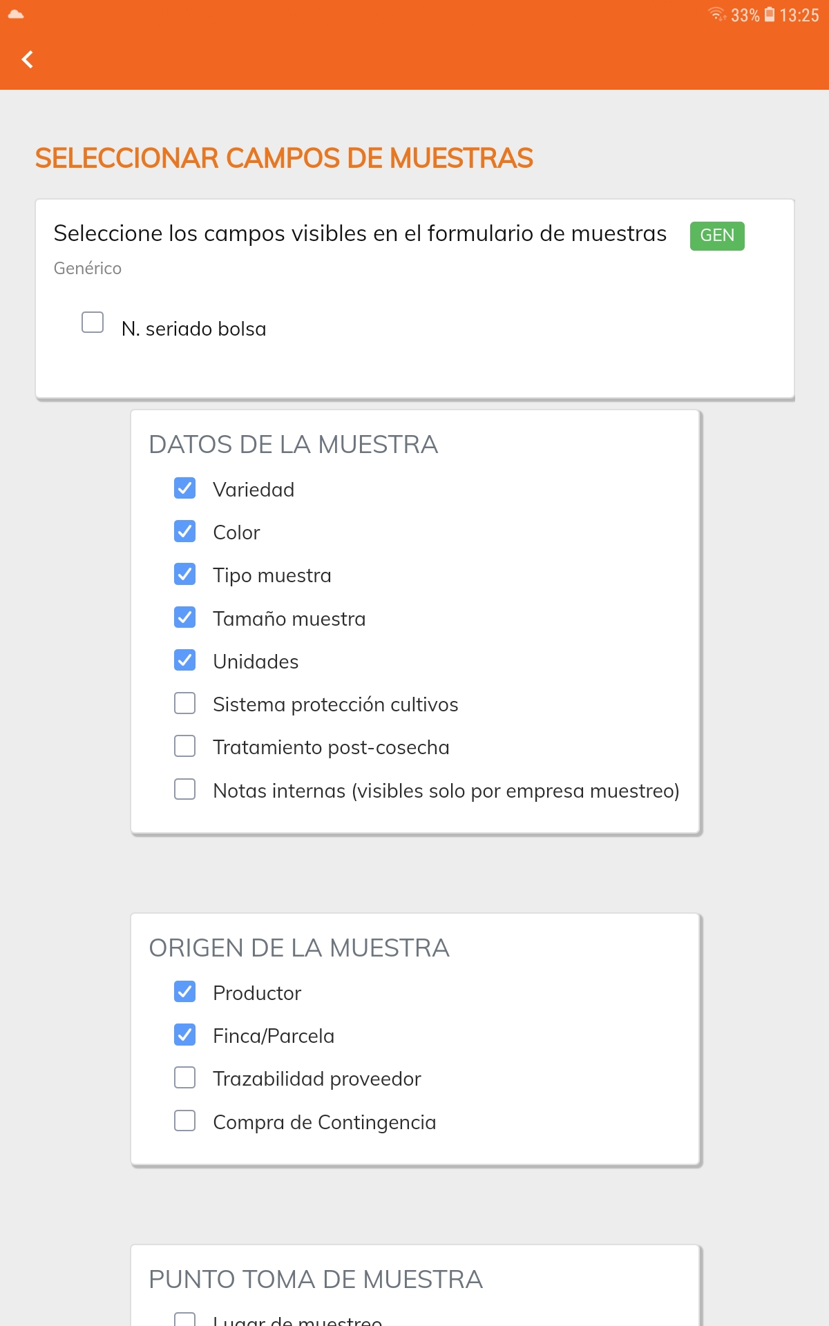 pantalla Análisis